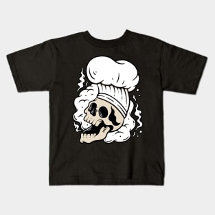 Head Chef Skull Kids T-Shirt